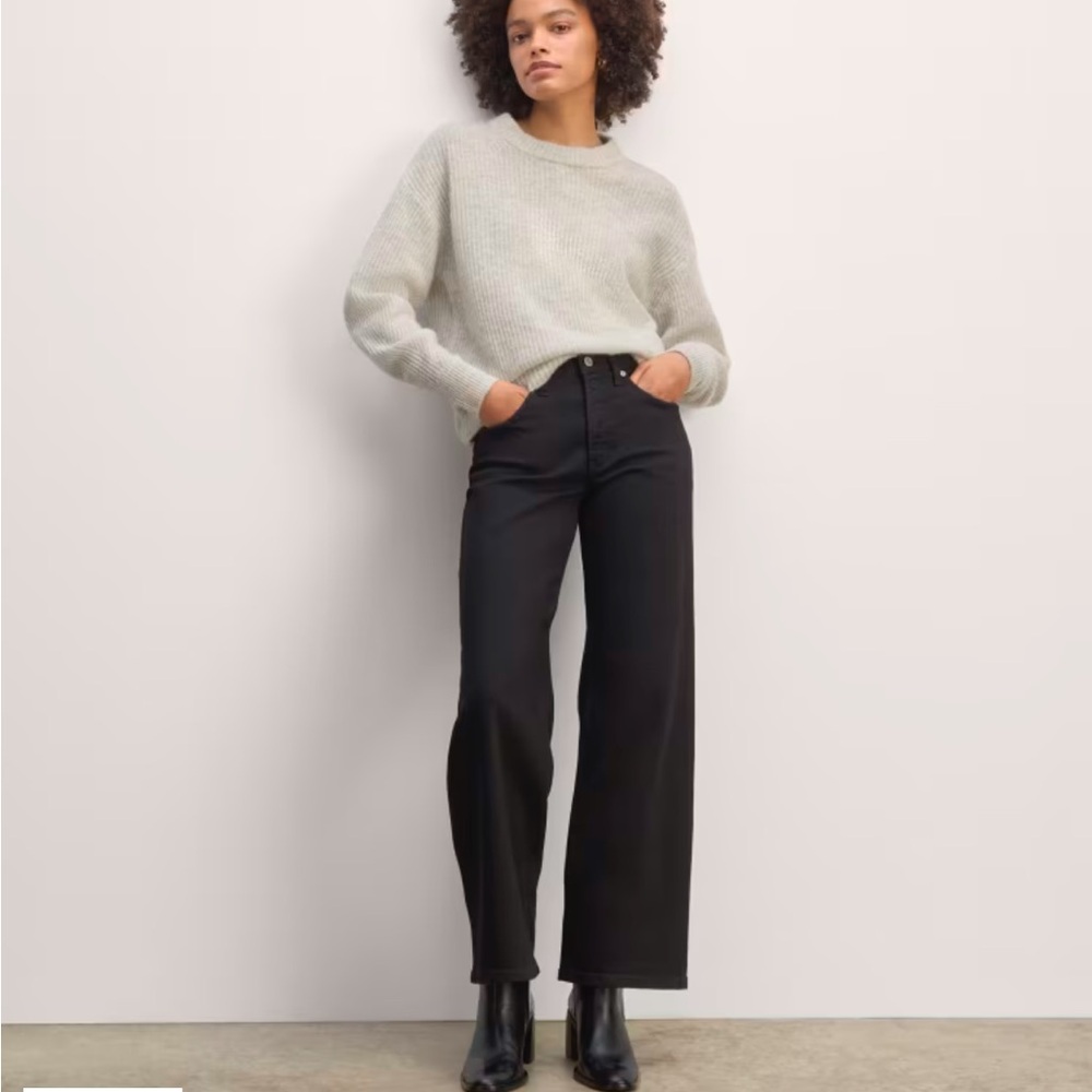 Everlane Alpaca Cocoon Crew Sweater